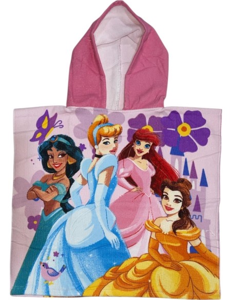 Poncho de baño con capucha Disney PRINCESS -New discount.com