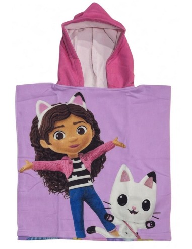 Poncho de bain Gabby's Dollhouse à capuche - New discount.com