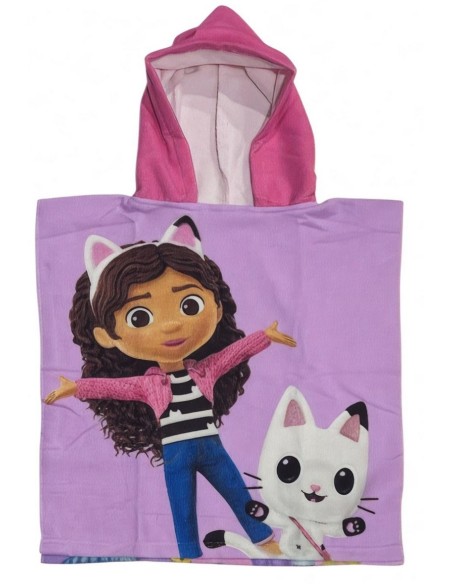 Poncho de bain Gabby's Dollhouse à capuche - New discount.com