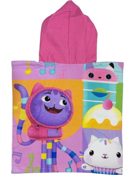 Poncho de bain Gabby's Dollhouse à capuche - New discount.com