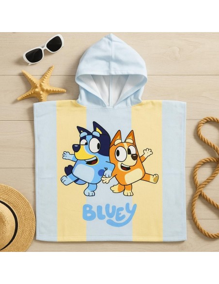 Poncho da bagno con cappuccio Bluey - New discount.com