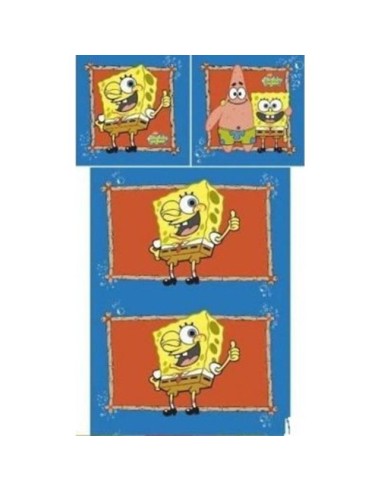 Set aus Bettbezug Sponge Bob 140x200cm und Sponge Bob Bezug - New d...