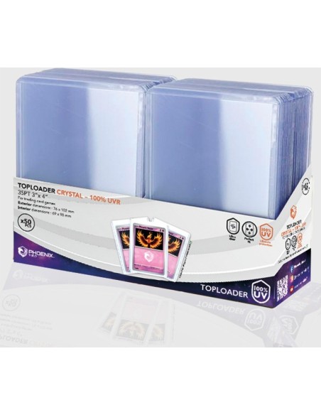 PHOENIX SHIELD 50 toploader Crystal 100% UVR 35 pt - New discount.com