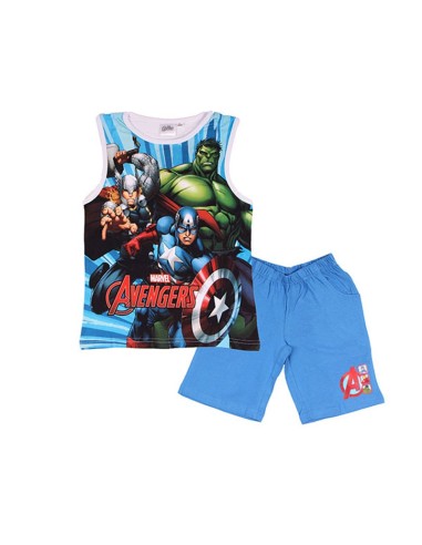 Conjunto de camiseta sin mangas y pantalones cortos de Avengers -Ne...