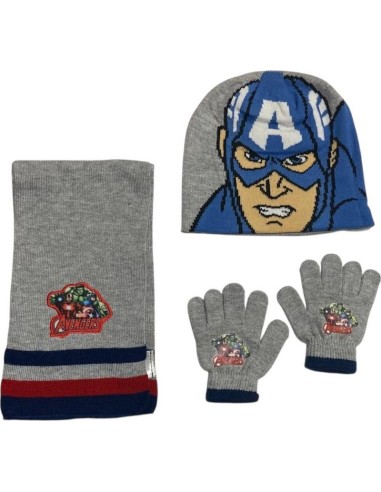 Set 3 pièces Avengers bonnet + gants + echarpe Avengers- 780-568 - ...