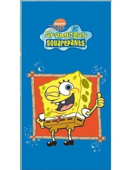 Drap de plage ou drap de bain Bob l'Eponge - New discount.com