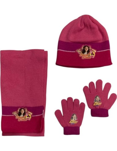 Set 3 pièces Bonnet + écharpe + gants Soy Luna - New discount.com