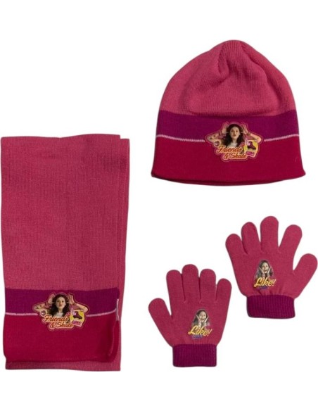 Set 3 pezzi Bonnet + sciarpa + guanti Soy Luna - New discount.com