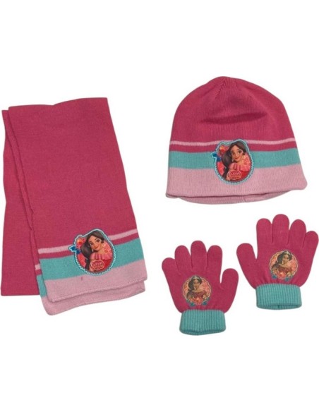 Set 3 pièces Bonnet + écharpe + gants Princesse Elena Disney - New ...