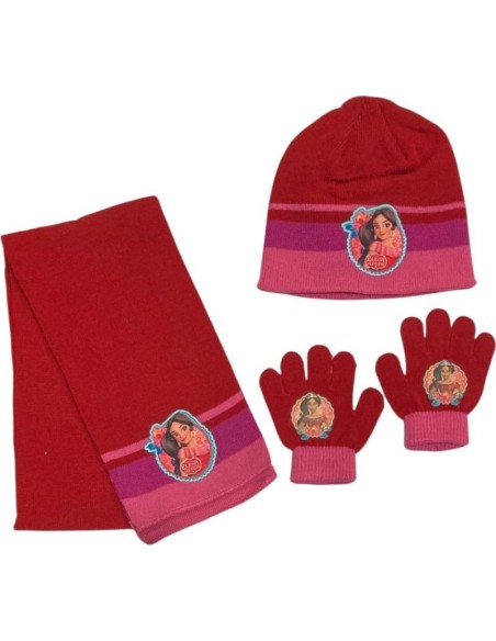 Set 3 pièces Bonnet + écharpe + gants Princesse Elena Disney - New ...