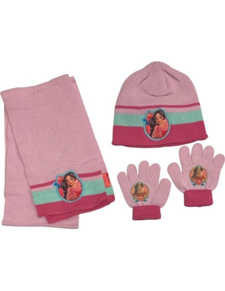 Set 3 pièces Bonnet + écharpe + gants Princesse Elena Disney - New ...