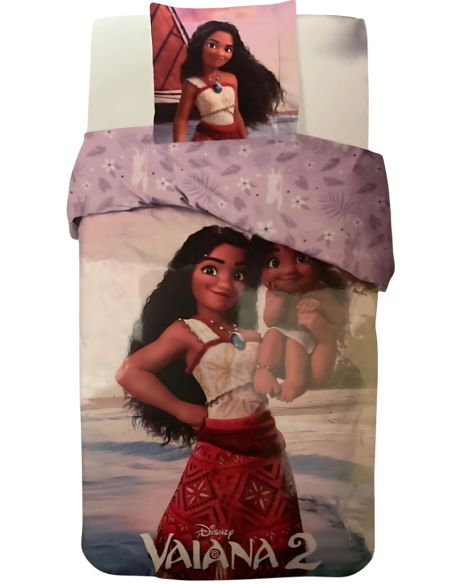 Parure housse de couette Vaiana En coton - New discount.com