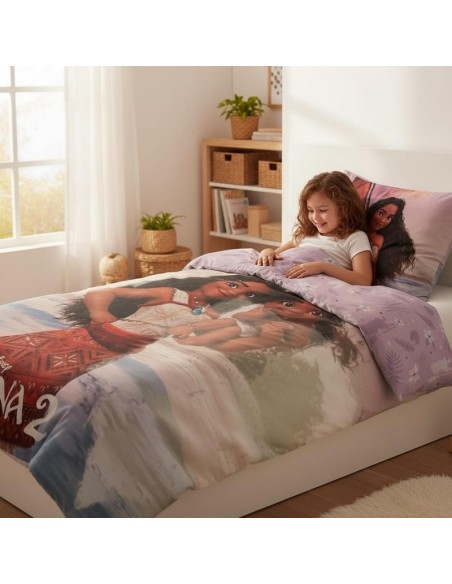 Parure housse de couette Vaiana En coton - New discount.com