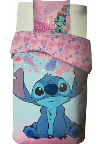 Parure housse de couette Stitch En coton - New discount.com