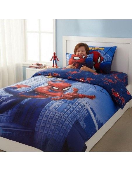 Spider-Man Bettwäscheset Aus Baumwolle - New discount.com