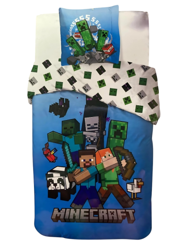 Parure de lit Minecraft - housse de couette Minecraft - New discoun...