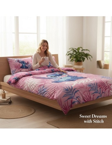 Parure housse de couette Stitch En coton - New discount.com
