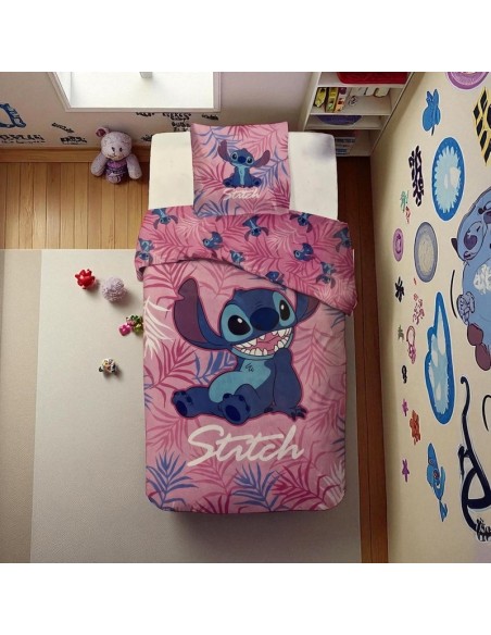 Parure housse de couette Stitch En coton - New discount.com