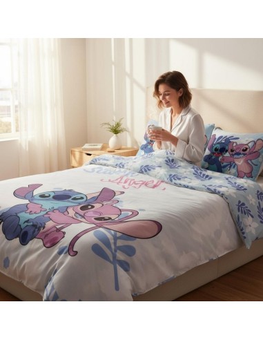 Parure housse de couette Stitch En coton - New discount.com