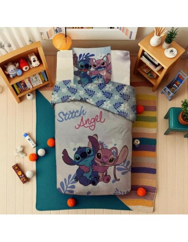 Parure housse de couette Stitch En coton - New discount.com