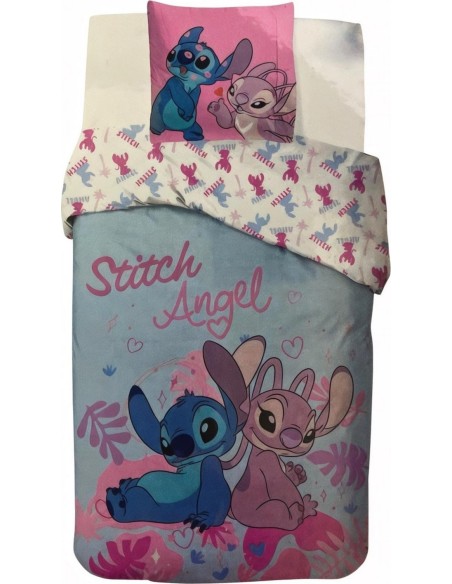 Parure housse de couette Stitch En coton - New discount.com