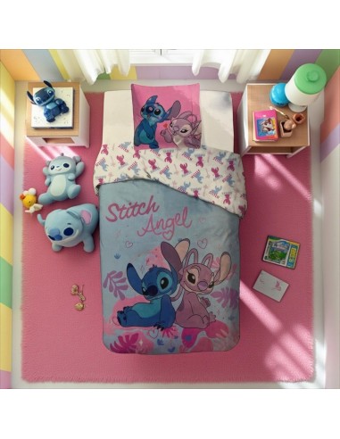 Parure housse de couette Stitch En coton - New discount.com