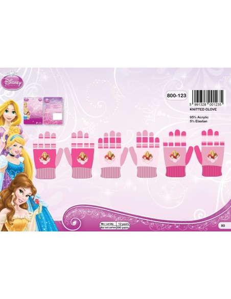 Set gants Princesse - 800-123 - New discount.com