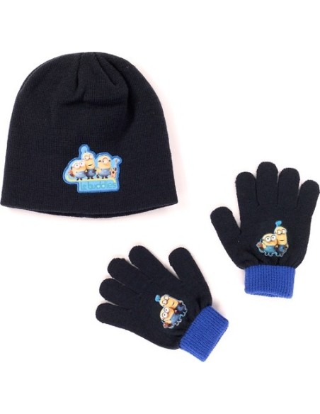 Set 2 pezzi Minions cappello e guanti Minions - New discount.com