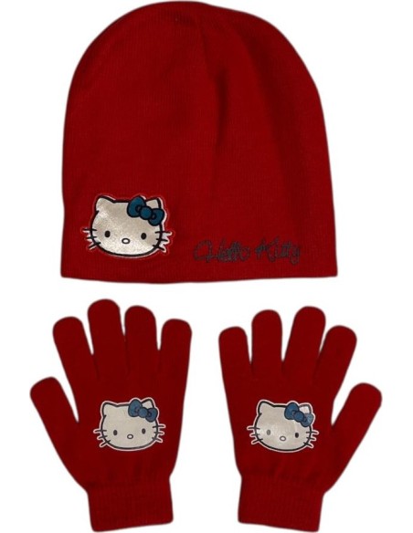 Set Bonnet et Gants Hello Kitty - New discount.com