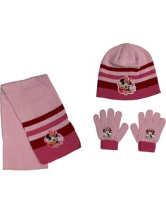 Set 3 Stück Bonnet + Schal + Minnie Handschuhe - New discount.com