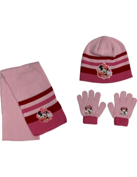 Set 3 pezzi Bonnet + sciarpa + guanti Minnie - New discount.com
