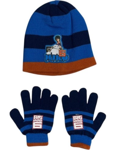 Set 2 pièces bonnet + gants Big Hero Disney - New discount.com