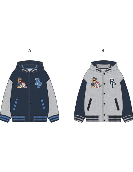 Veste Paw Patrol capuche avec 2 poches - New discount.com