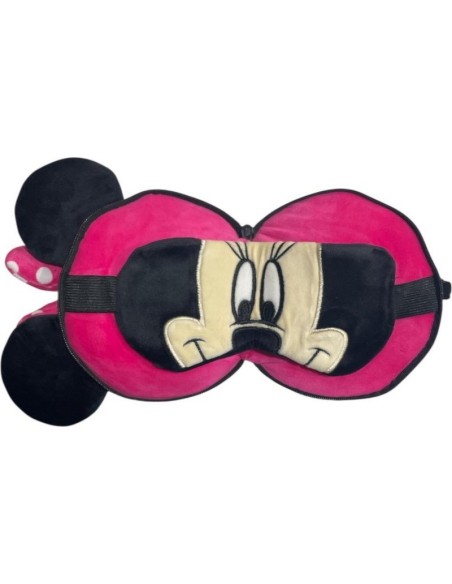 Cuscino da viaggio e maschera per dormire Relaxeazzz Minnie Disney ...