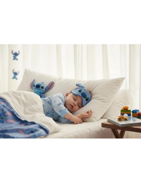 Cuscino da viaggio e maschera per dormire Relaxeazzz Stitch Plush -...
