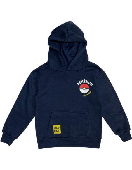 Pokémon-Kapuzenjacke mit 2 Taschen - New discount.com