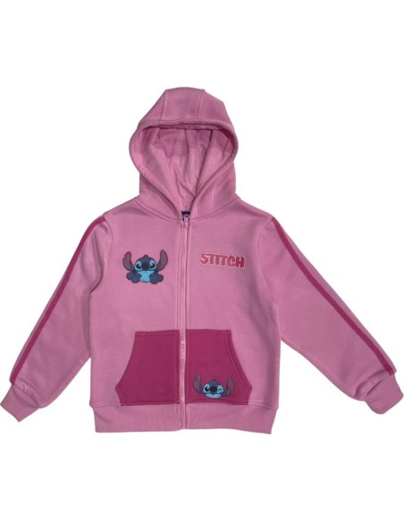 Veste Stitch Disney capuche avec 2 poches - New discount.com