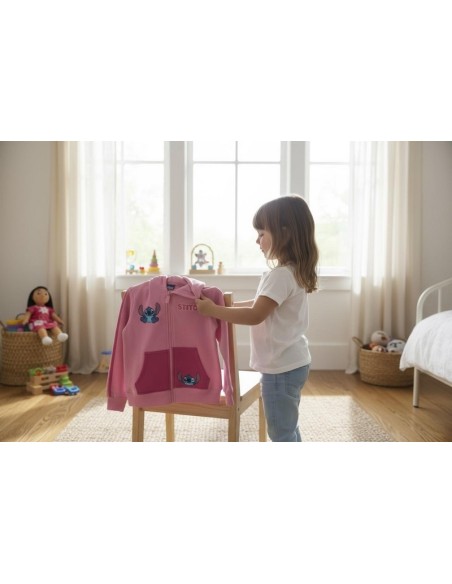 Veste Stitch Disney capuche avec 2 poches - New discount.com