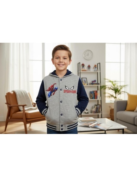 Veste à capuche Spiderman avec 2 poches - New discount.com