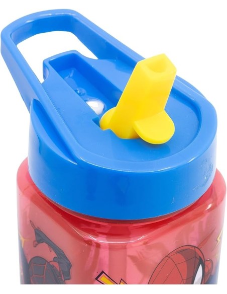 Botella de agua cuadrada de Spiderman -New discount.com