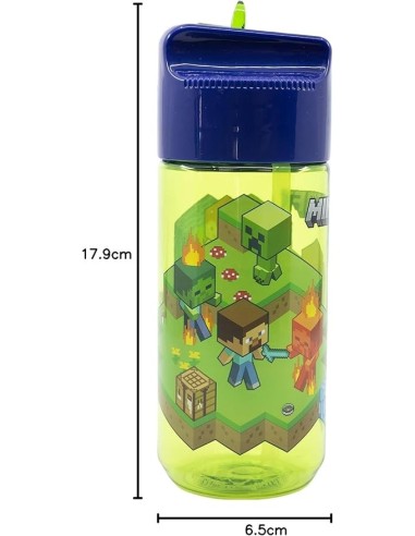 Small Ecozen Hydro Bottle 430 ml Minecraft, New discount.com, Nouve...