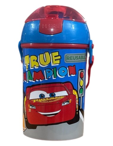 Cars Disney automatic bottle 450 ML, SYSTEM Anti-drip system, New d...