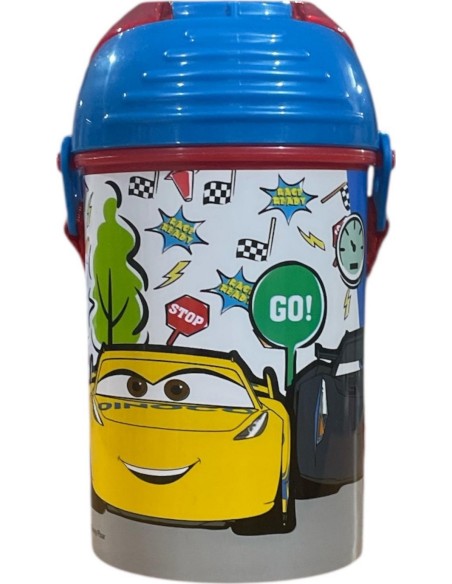 Cars Disney automatic bottle 450 ML, SYSTEM Anti-drip system, New d...