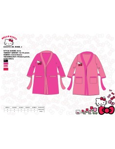 Peignoir de nuit très doux Hello Kitty - New discount.com