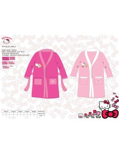 Peignoir de nuit très doux Hello Kitty - 840-012 - New discount.com
