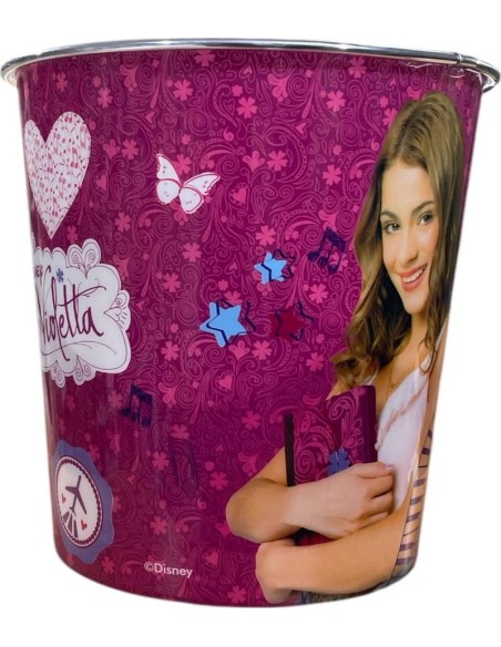 Pattumiera di plastica Violetta Disney - New discount.com