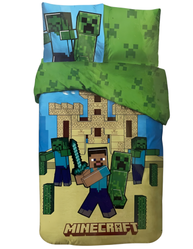 Parure de lit Minecraft - housse de couette Minecraft - New discoun...