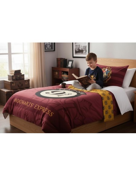 Copripiumino Harry Potter - 1 copripiumino 140x200 + 1 federa 63x63...