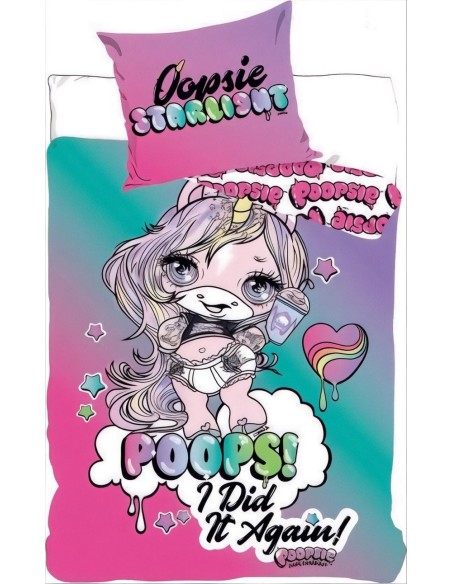 Parure housse de couette Poopsie - New discount.com