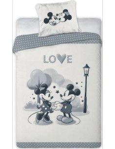 Parure de lit Mickey et Minnie Love - New discount.com